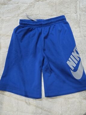 Nike Blue Athletic Shorts with White SB Logo